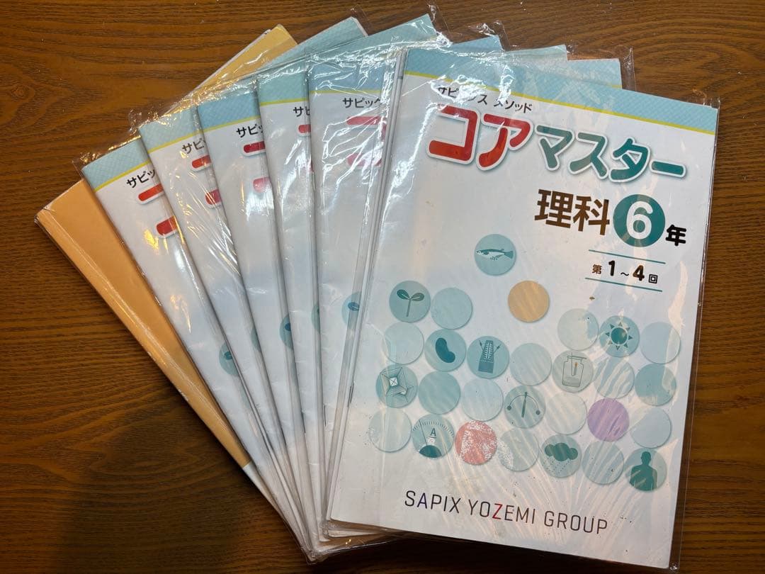 名進研　SAPIX コアマスター 6年生　4教科　1年分（24回）＋完全制覇＋他