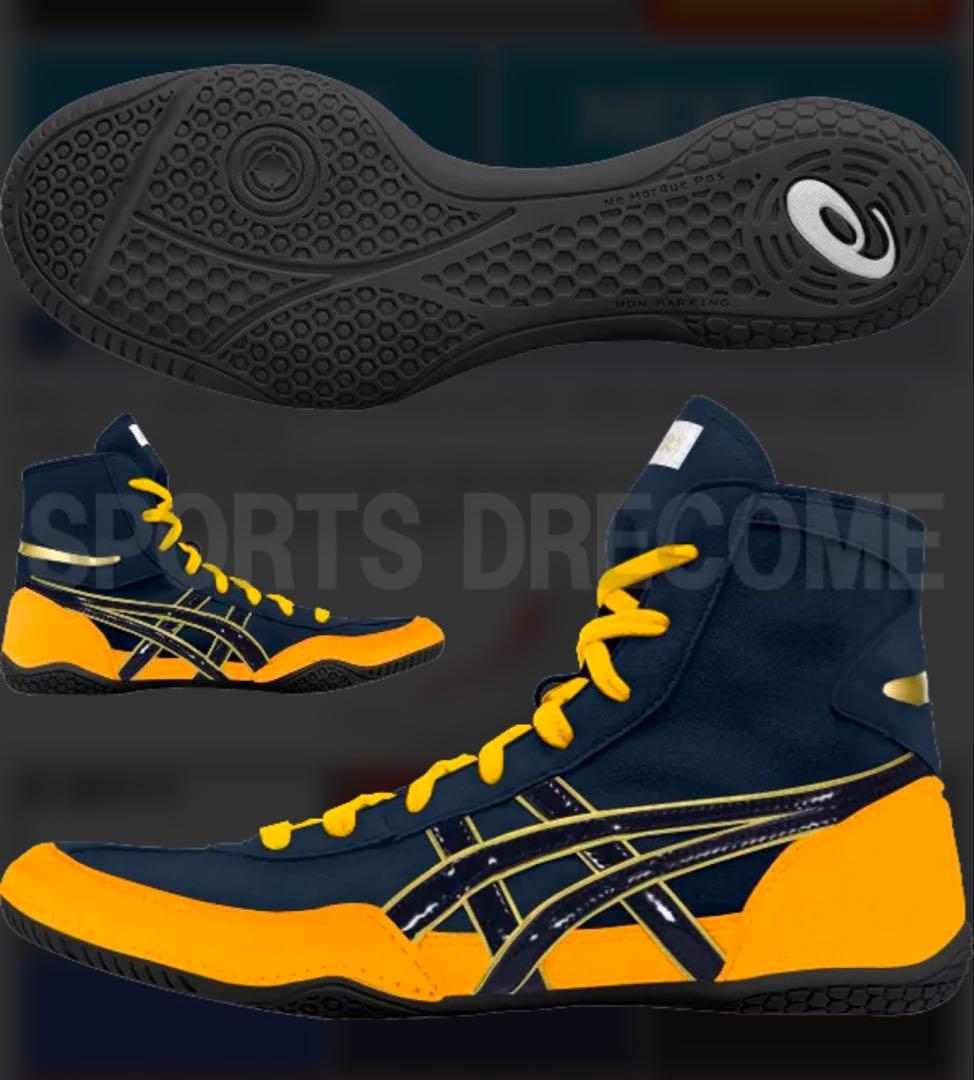 asics レスリングシューズ　ボクシング　23.5cm