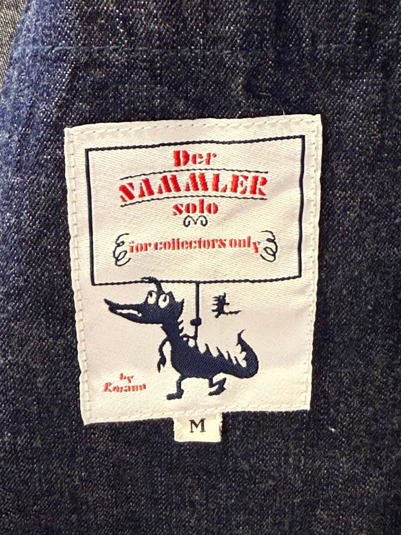 日本製Der sammler solo フード付きデニムジャケット M男女兼用