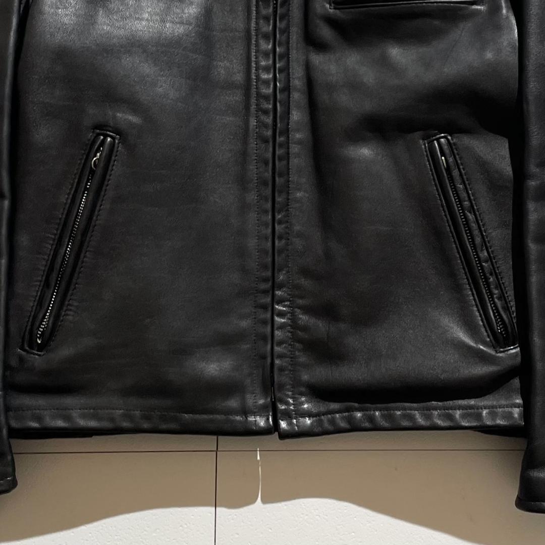 【美品/ボアライナー付き】SCHOTT ショット レザージャケット 黒 38