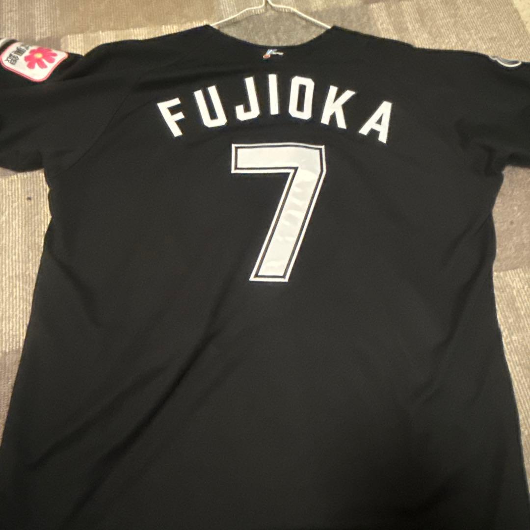 千葉ロッテマリーンズ 藤岡 7 ユニフォーム　　Lサイズ