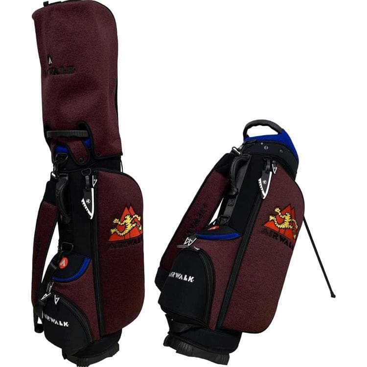 新品 AIRWALK GOLF エアーウォーク スタンドキャディバッグ ワイン