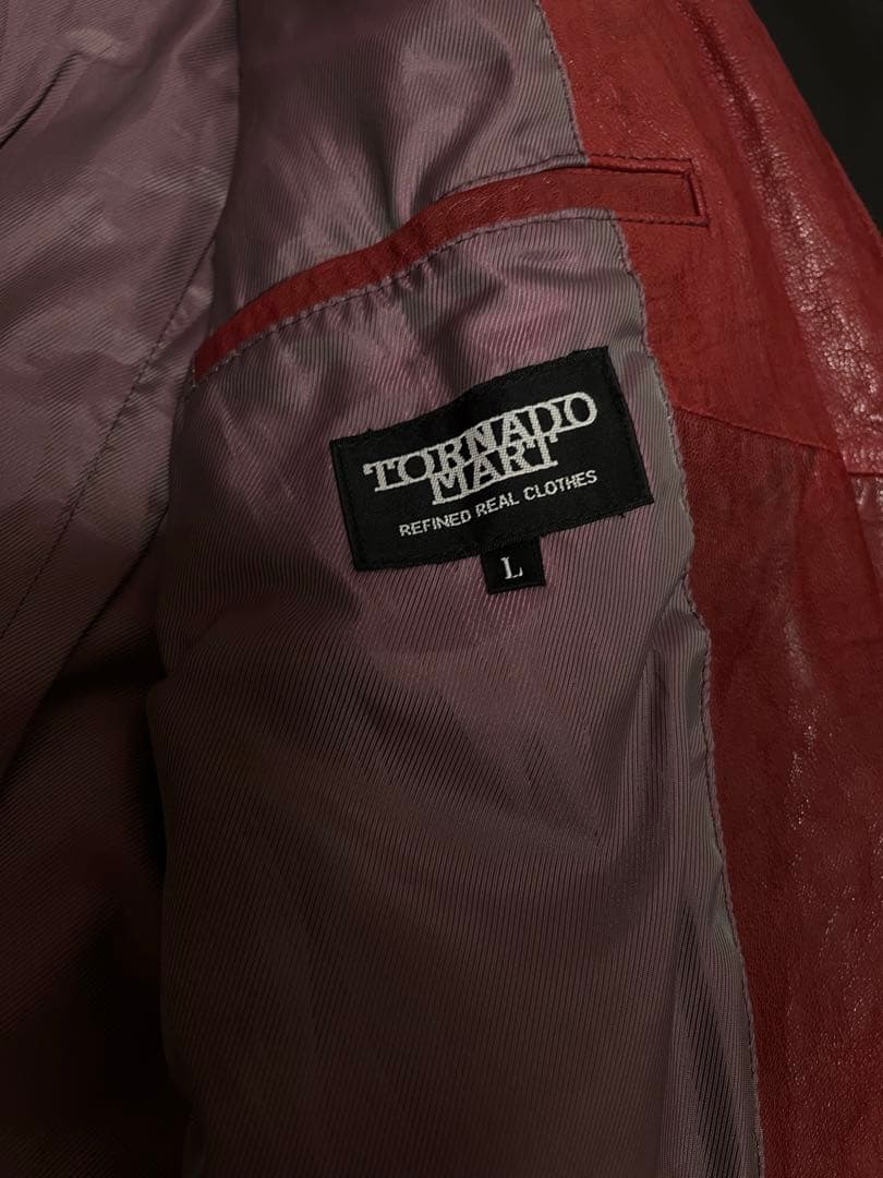 ジャケット・アウター 00s Tornado Mart bloody leather jacket