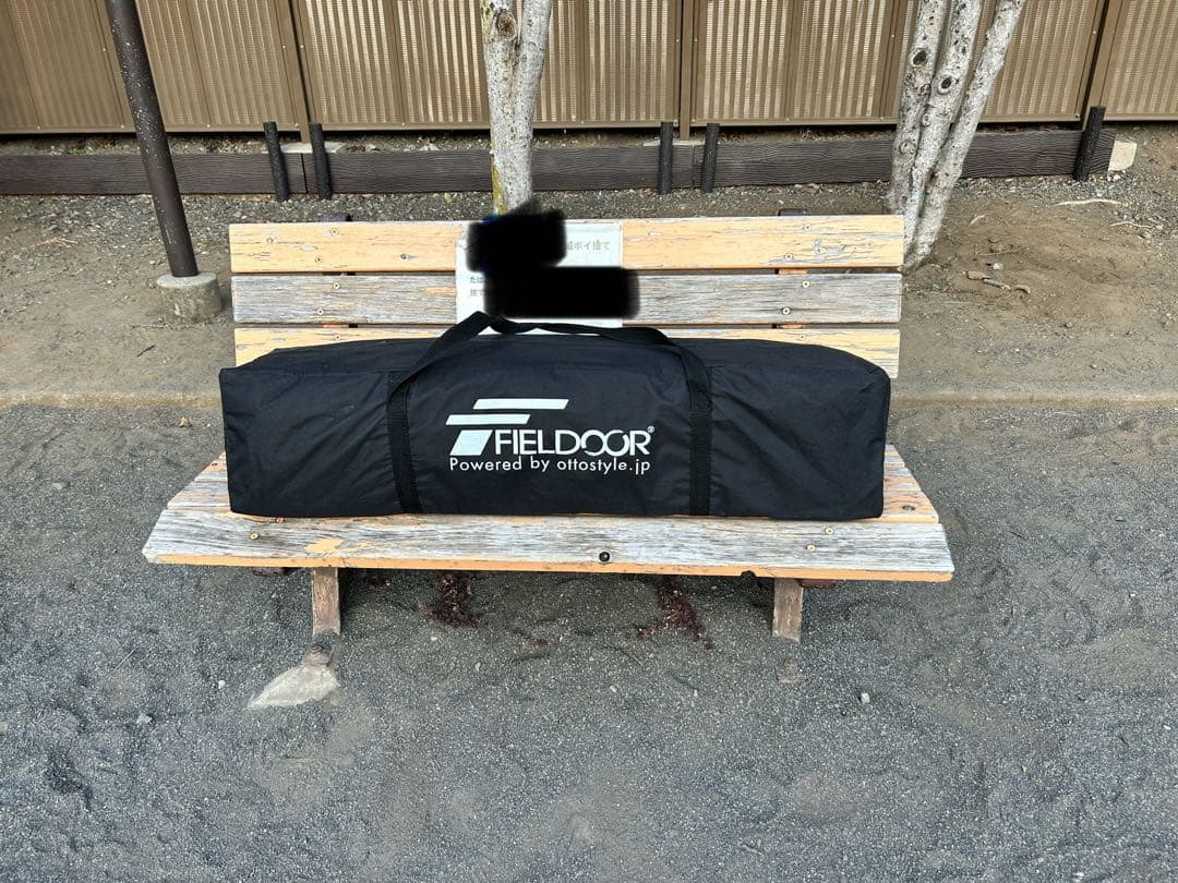 FIELDDOORタープ2.5m✖️2.5m サイドシート2枚つきUVカット耐水