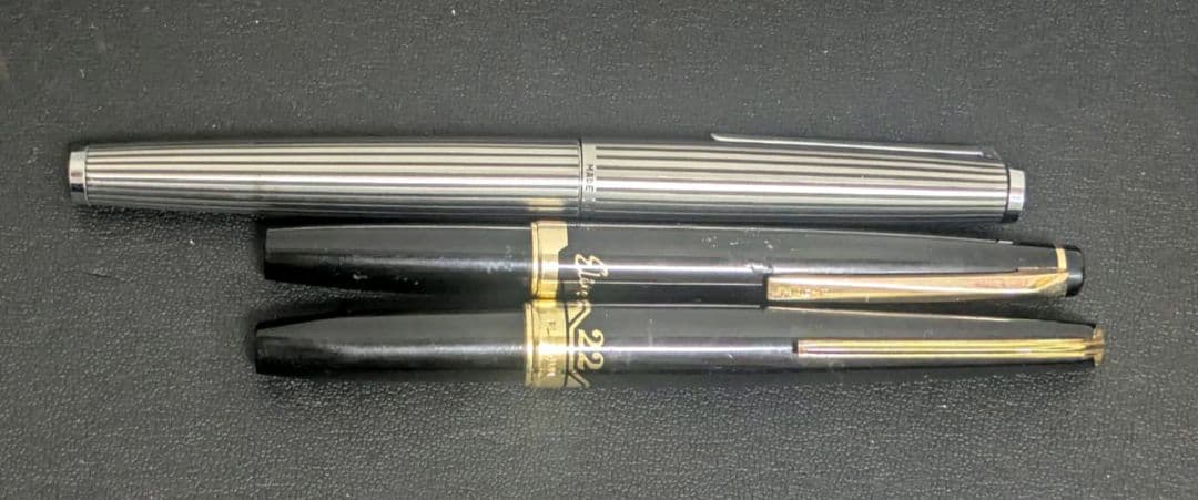 PILOT PLATINUM万年筆セット 18K 22k金ペン先