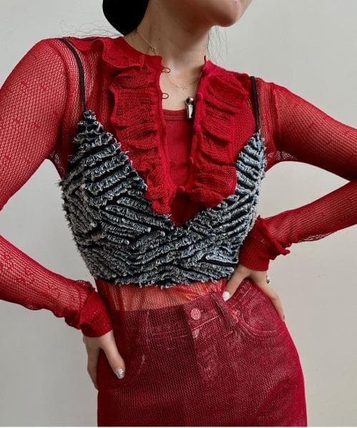 良品 Ameri TAYLOR OPAL DENIM BUSTIER