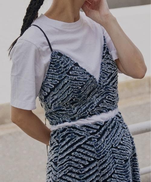 良品 Ameri TAYLOR OPAL DENIM BUSTIER