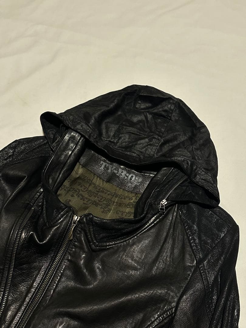 ジャケット・アウター 14th addiction coating leather jacket