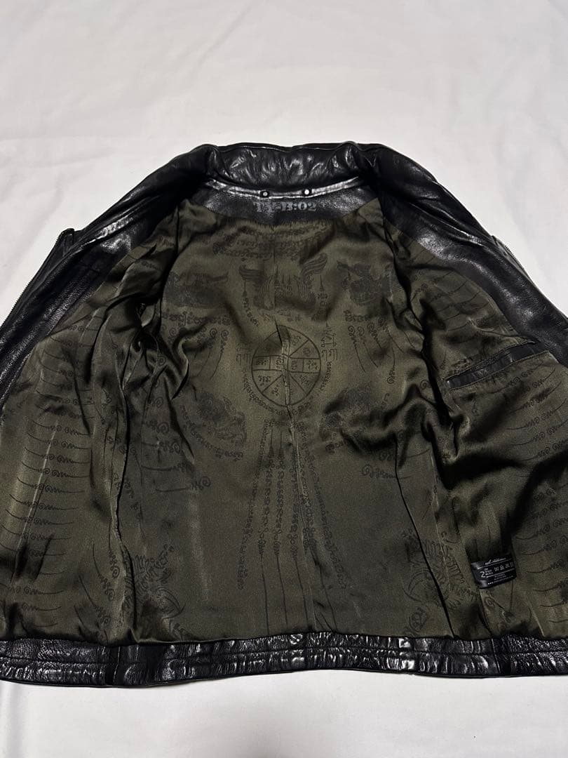 ジャケット・アウター 14th addiction coating leather jacket
