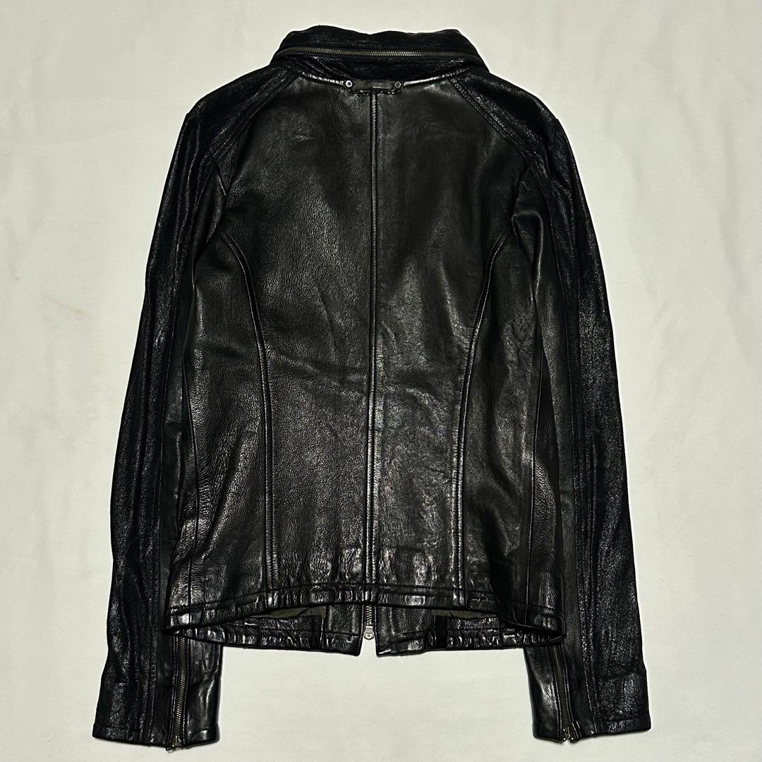 ジャケット・アウター 14th addiction coating leather jacket