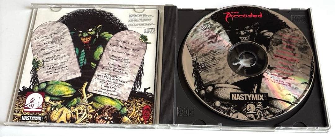 THE ACCUSED/Splatter Rock/廃盤 レア US盤 CD