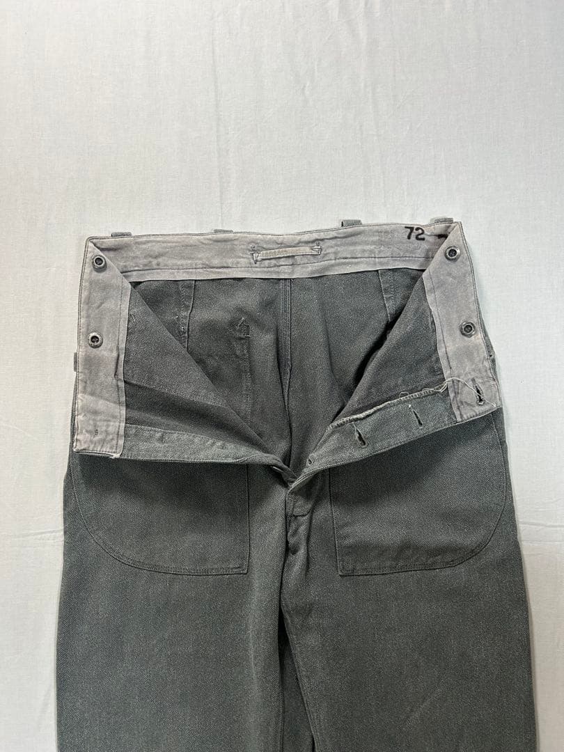 1950s スイス軍　デニムワークトラウザー 前期