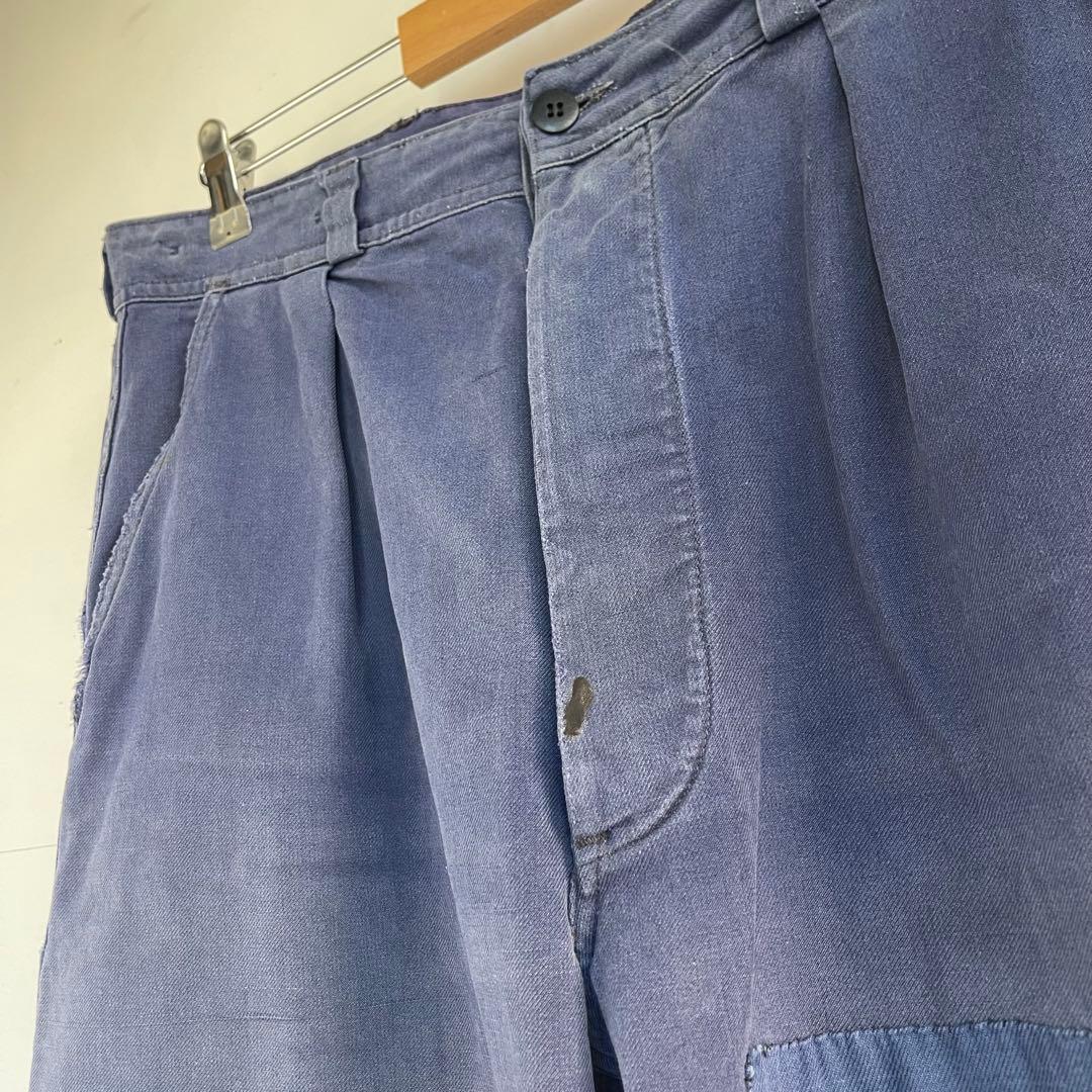60s セントジェームス ワークパンツ パッチワーク ユーロ ヴィンテージ 古着
