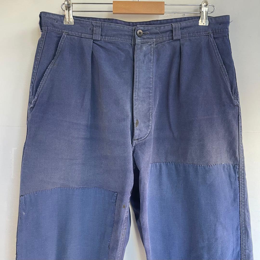 60s セントジェームス ワークパンツ パッチワーク ユーロ ヴィンテージ 古着