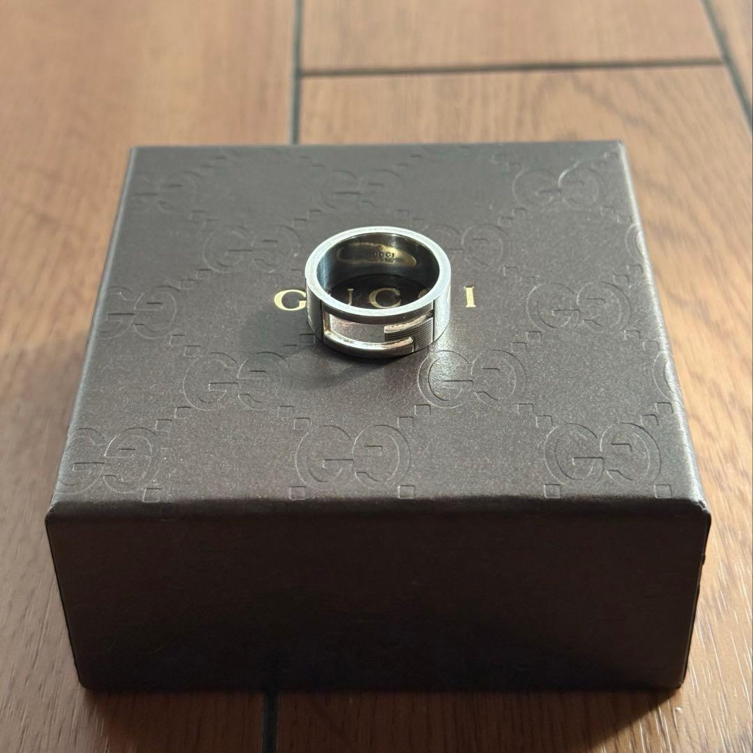 グッチ GUCCI ブランデッド G シルバー SV925 リング 16号
