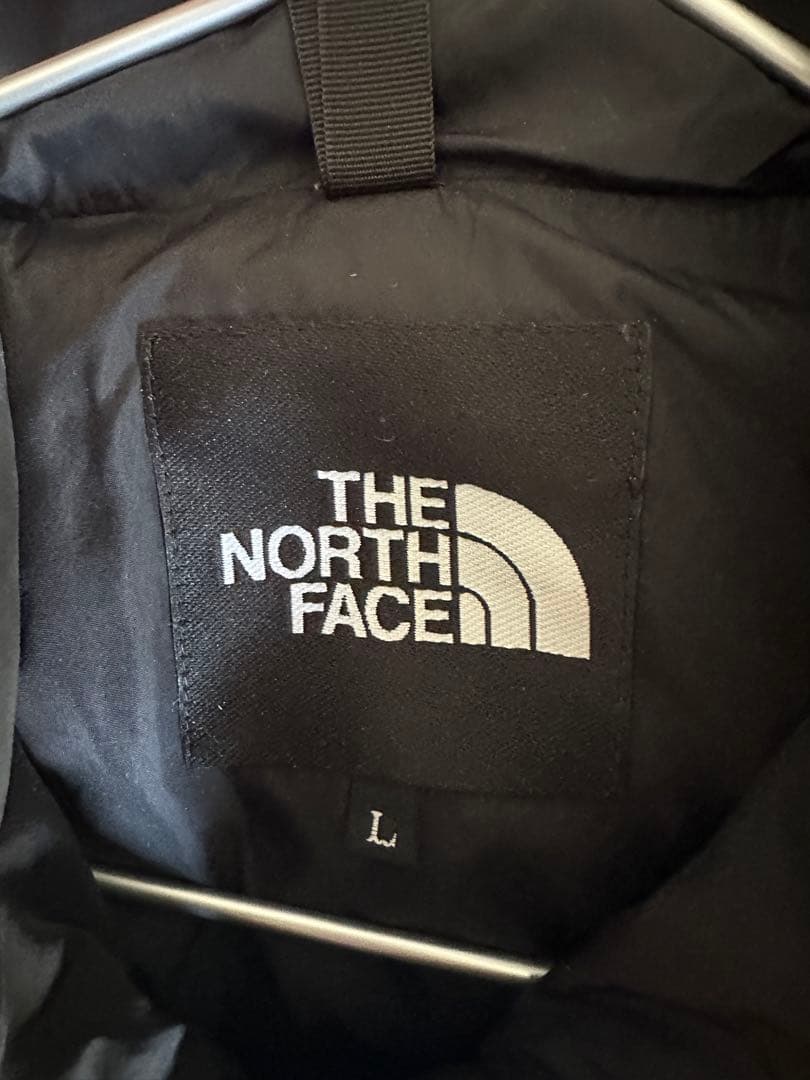 THE NORTH FACE ブラック迷彩 ヌプシダウンベスト L