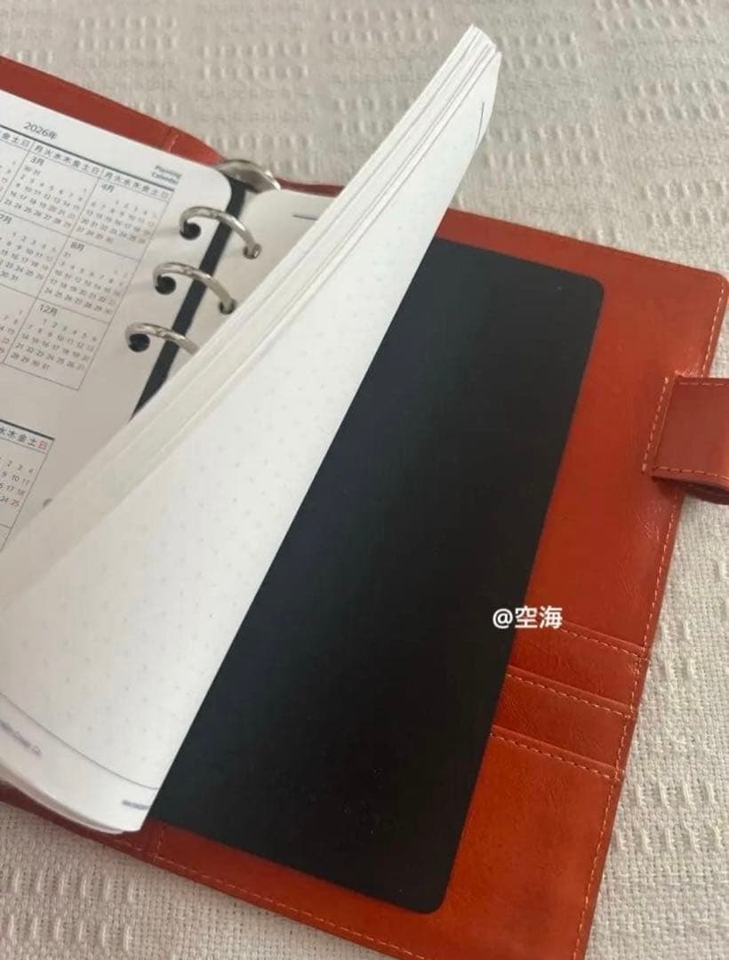 【匿名発送】　コンパクト　フランクリン・プランナー 　革　　バインダー