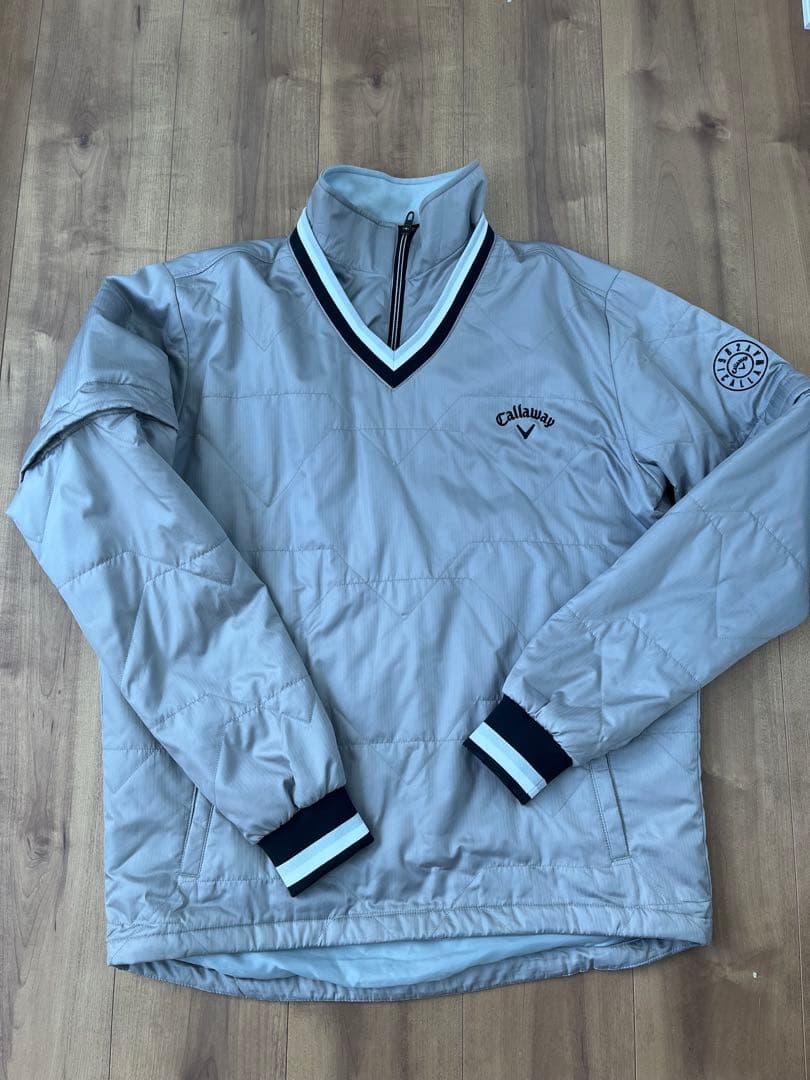 Callaway グレー Vネックジャケット