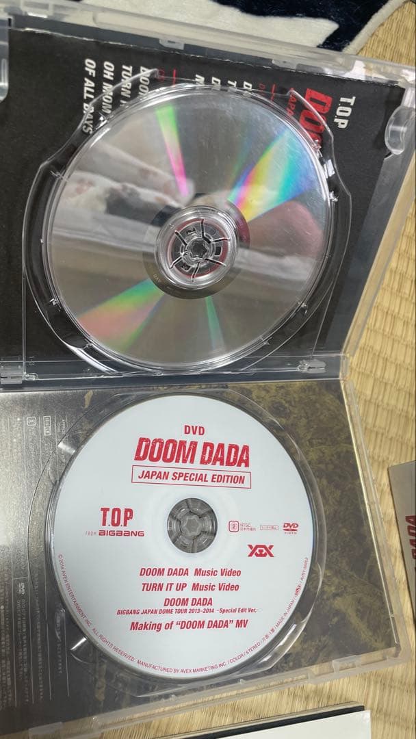 【DVD / CD】T.O.P DOOM DADA 日本特別版