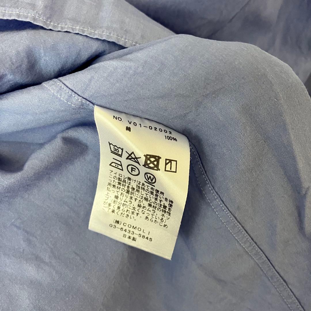 comoli バンドカラーシャツ サイズ1
