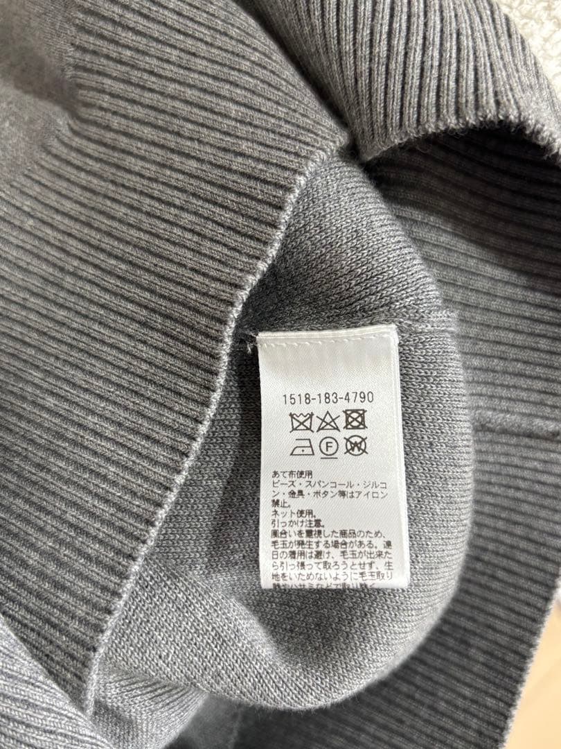 UNITED ARROWS 3Dフラワーモチーフ ノースリーブ ニットベスト