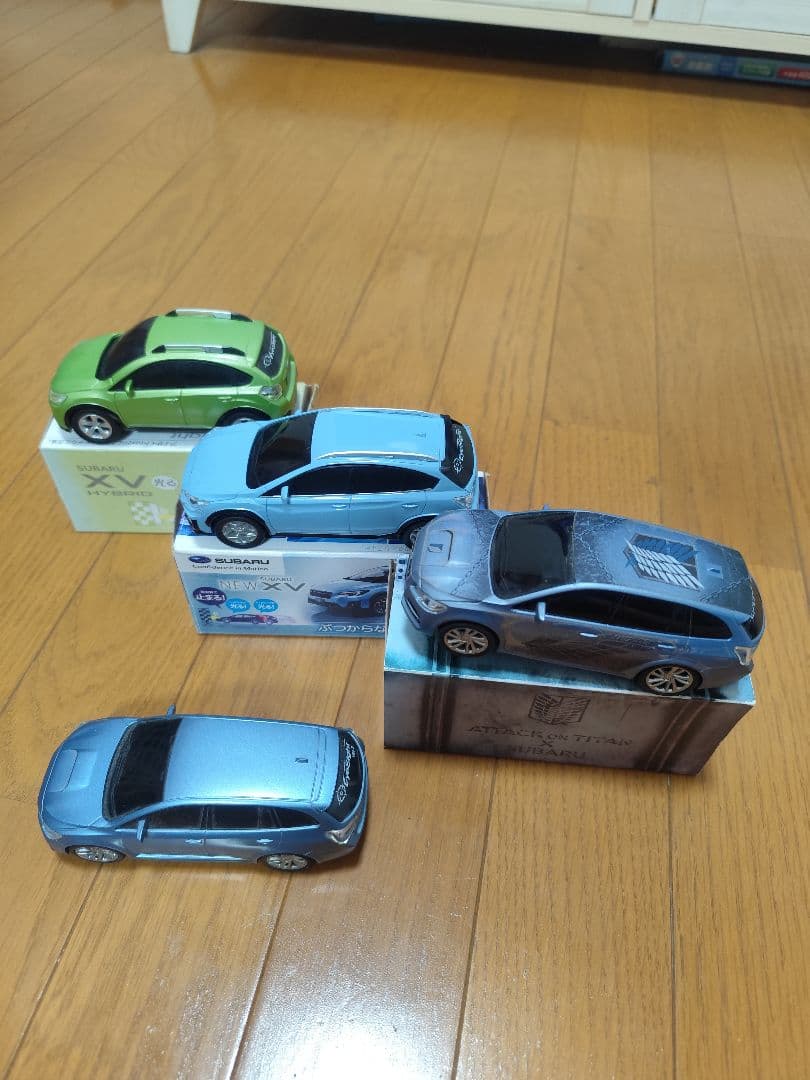 スバル XV ミニカー 4台セット