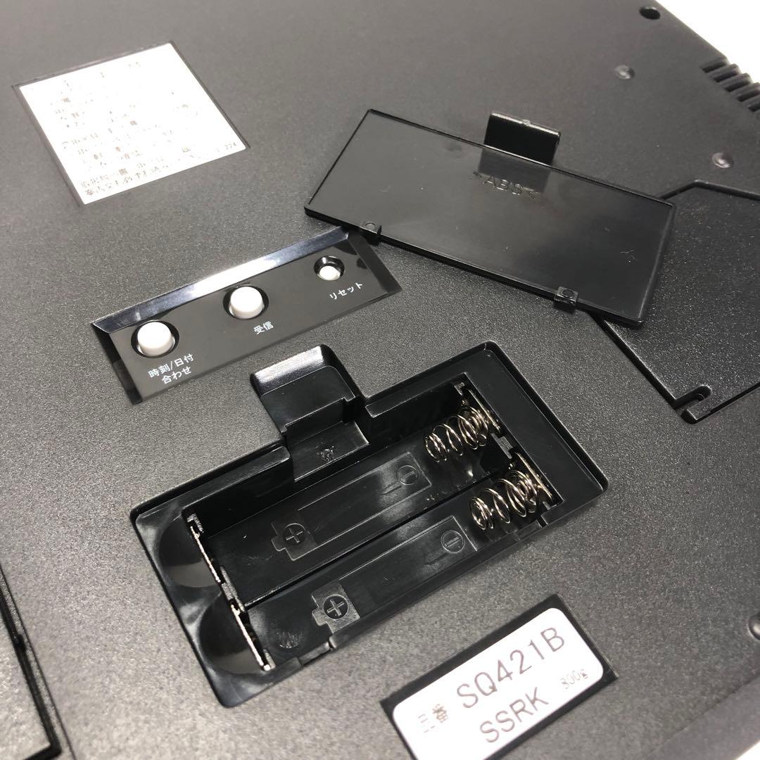 セイコー クロック 掛け時計 置き時計 兼用 月めくりカレンダー 電波 デジタル