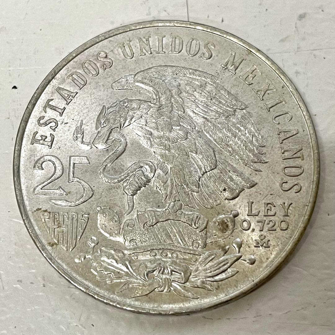 kio メキシコオリンピック 25ペソ 記念 硬貨 メダル 銀貨