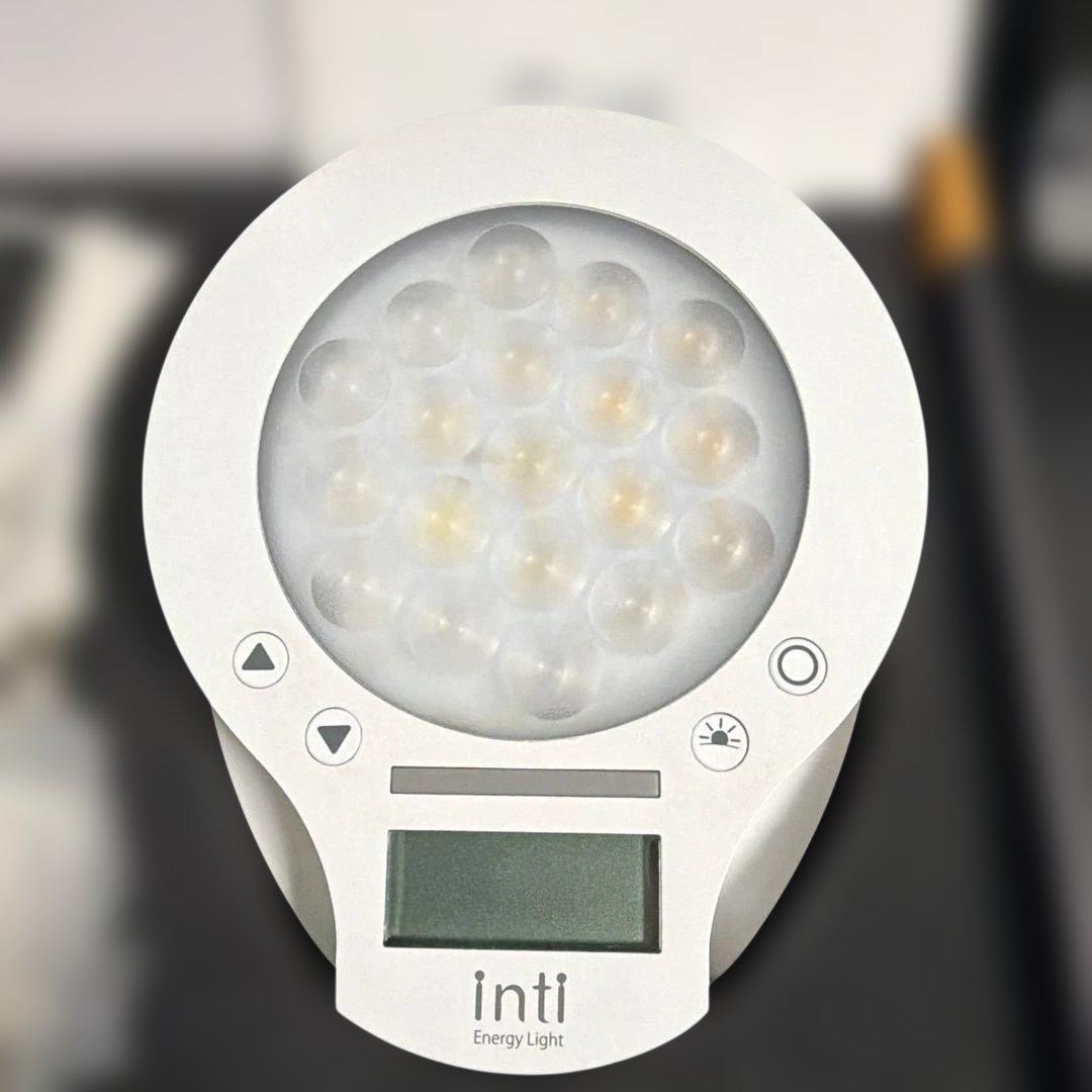 【即日発送可能】inti4s 光で起きる目覚まし時計 ホワイト