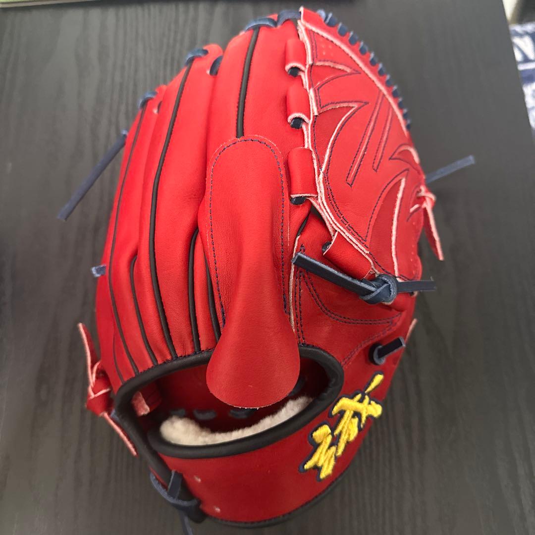 誠グローブ　特別仕様　軟式用　ピッチャー用　フルオーダー　袋付き