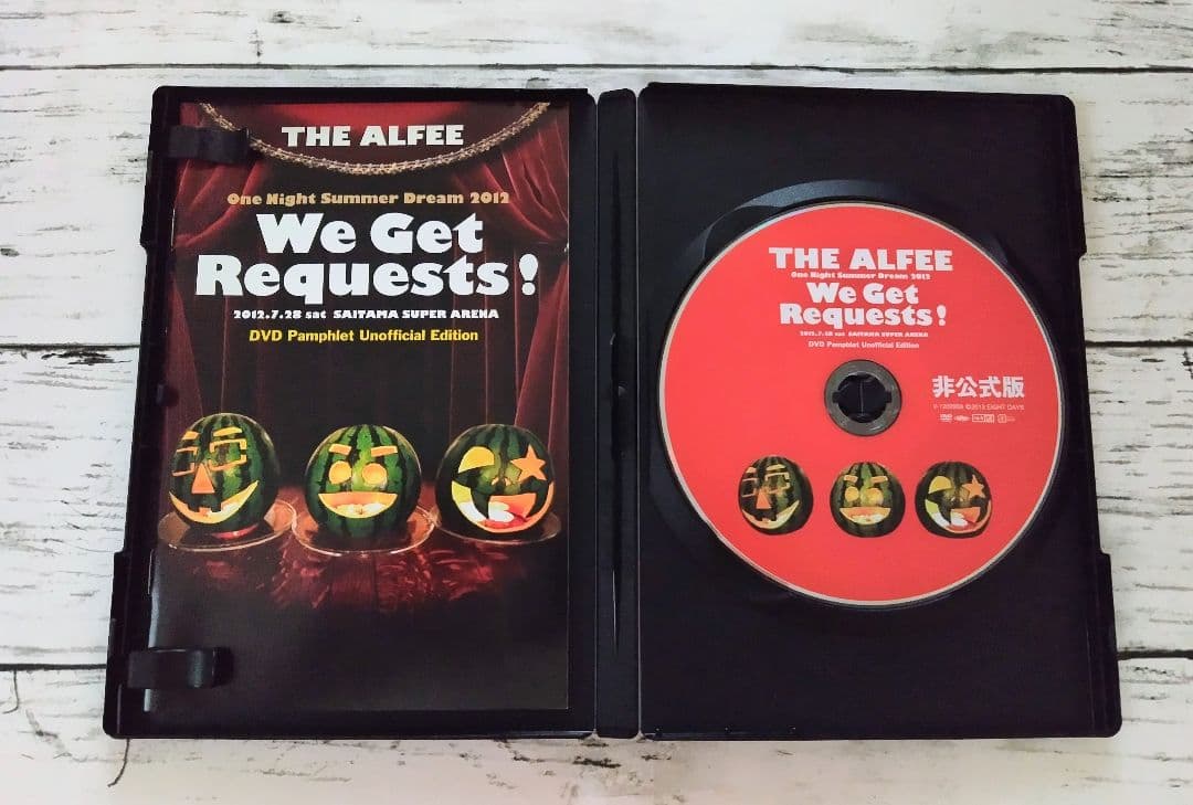 【DVD】THE ALFEE 2012 WGR DVDパンフレットセット