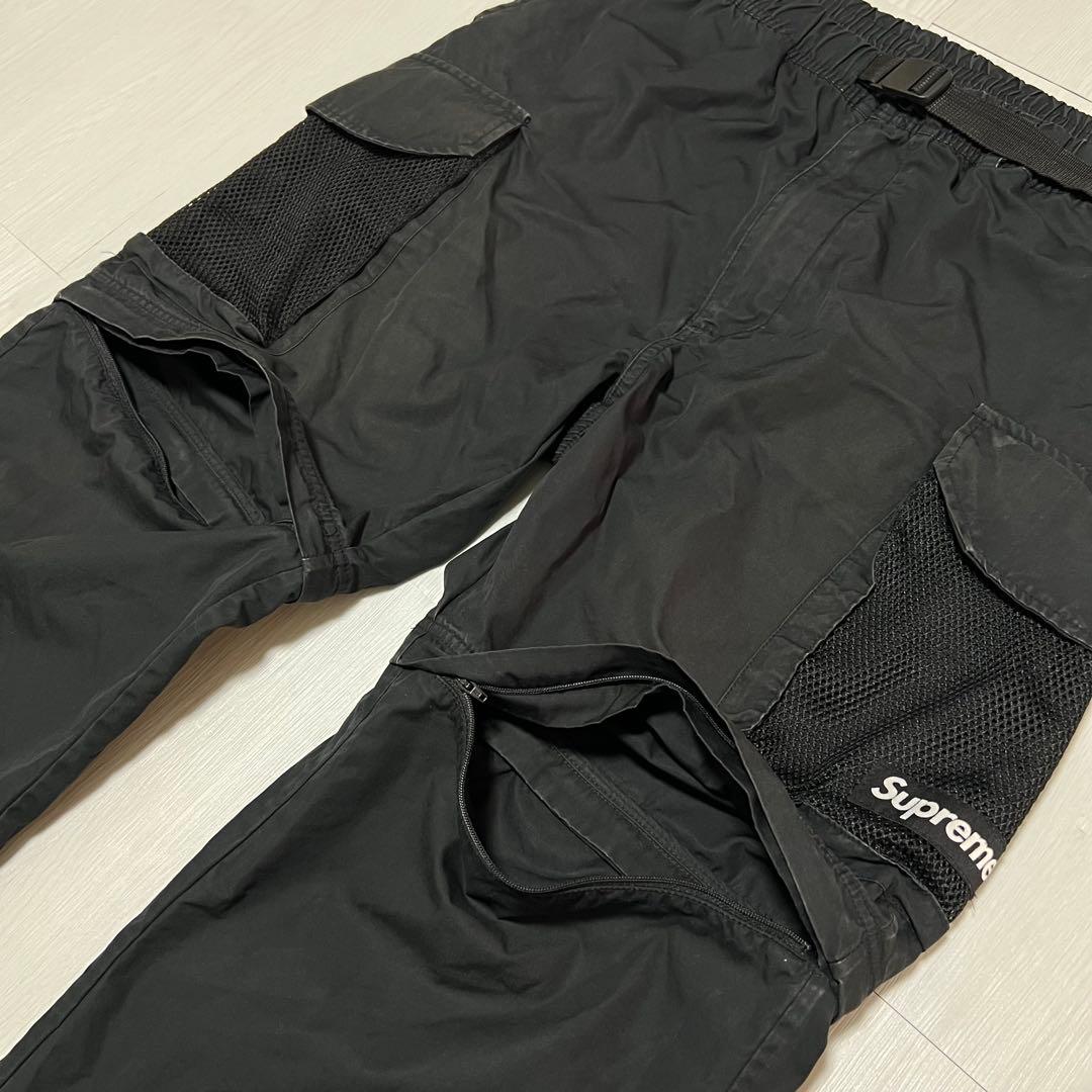 【L】Supreme Mesh Pocket Belted Cargo Pant