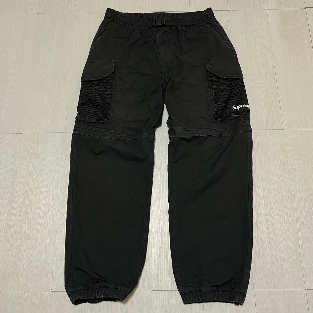 【L】Supreme Mesh Pocket Belted Cargo Pant