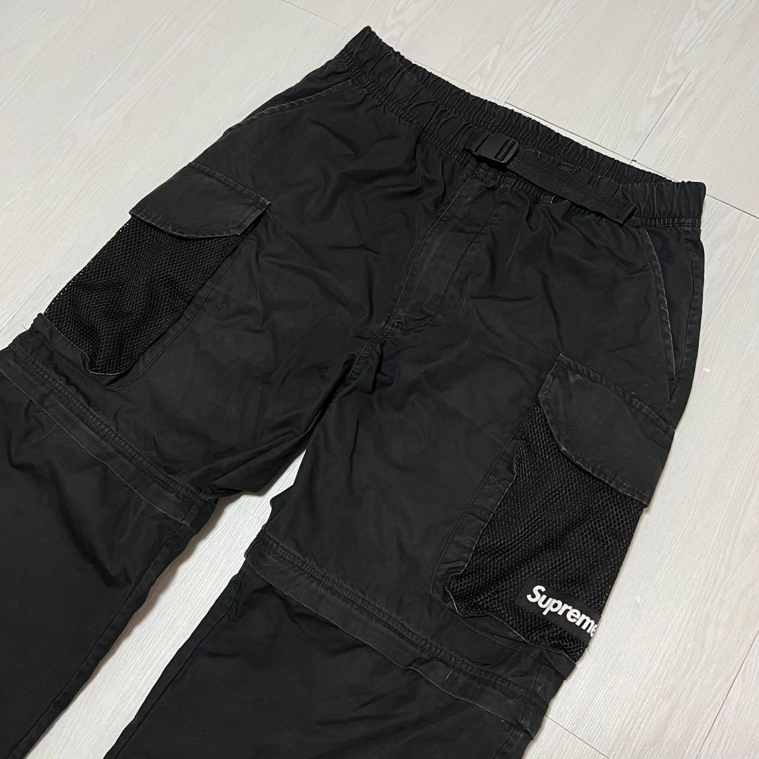 【L】Supreme Mesh Pocket Belted Cargo Pant