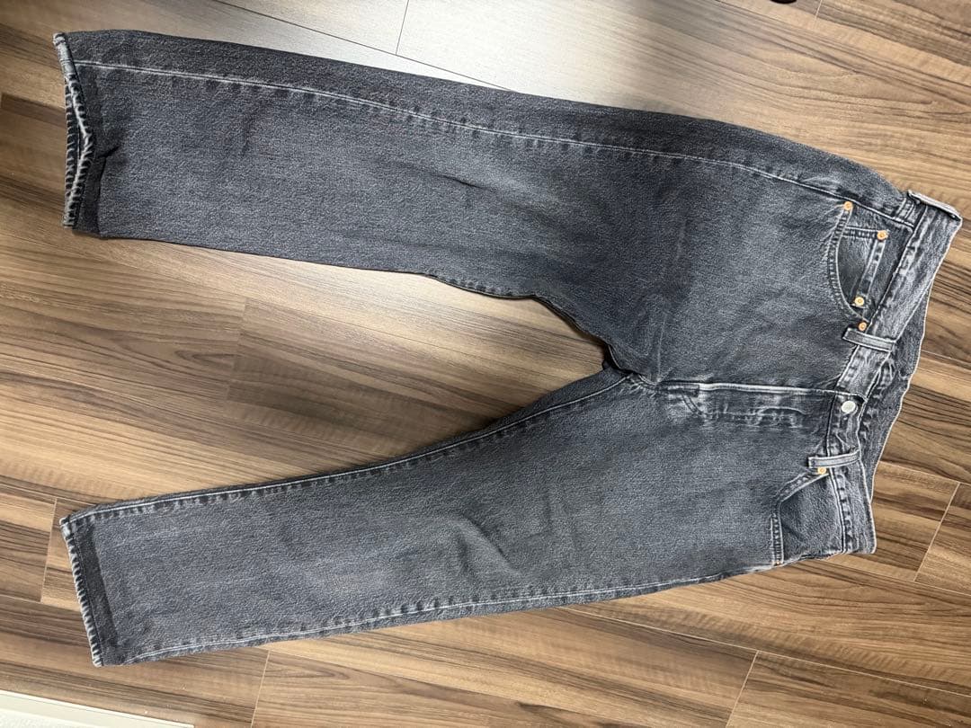 levi's ブラックデニムセットアップ