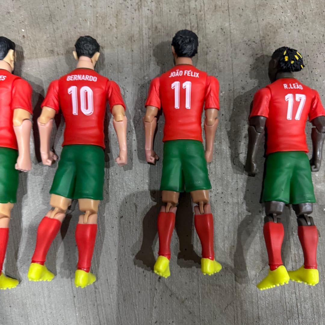 ポルトガル代表 サッカー選手フィギュア セット　ロナウド　希少　日本未発売