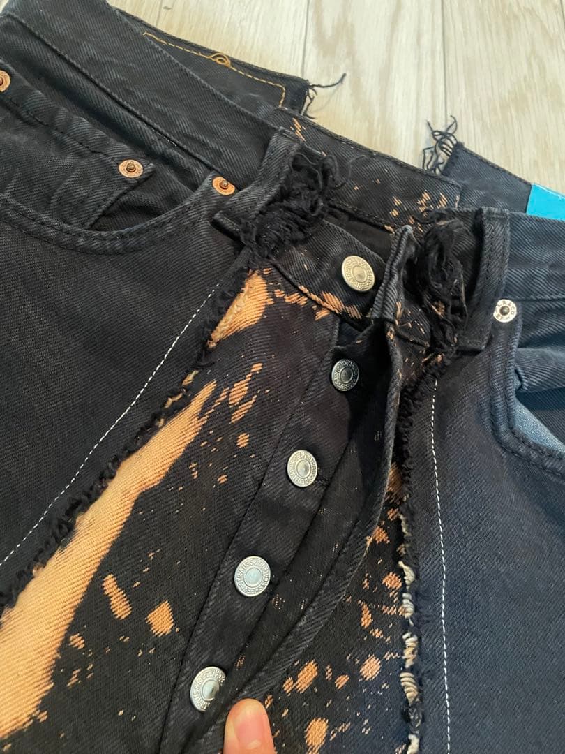 the elephant denim jeans ドッキングデニム