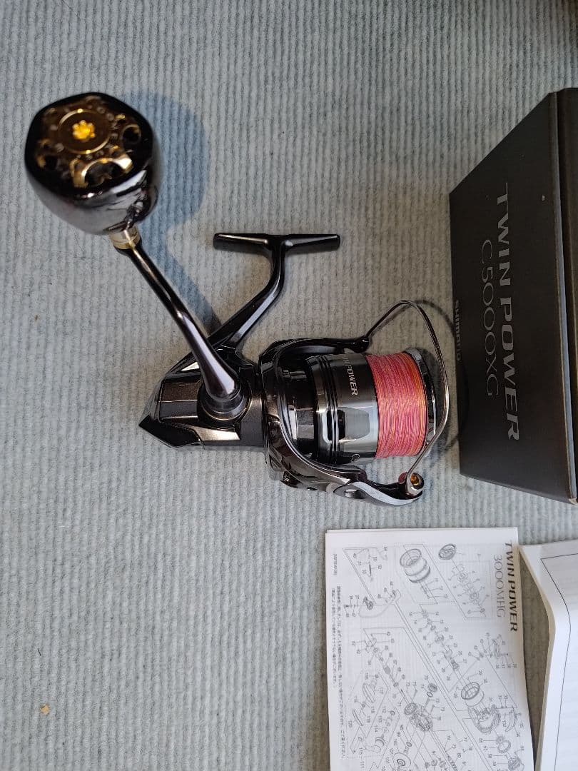 格安SHIMANO　24 TWIN POWER C5000XG フルベアリング化