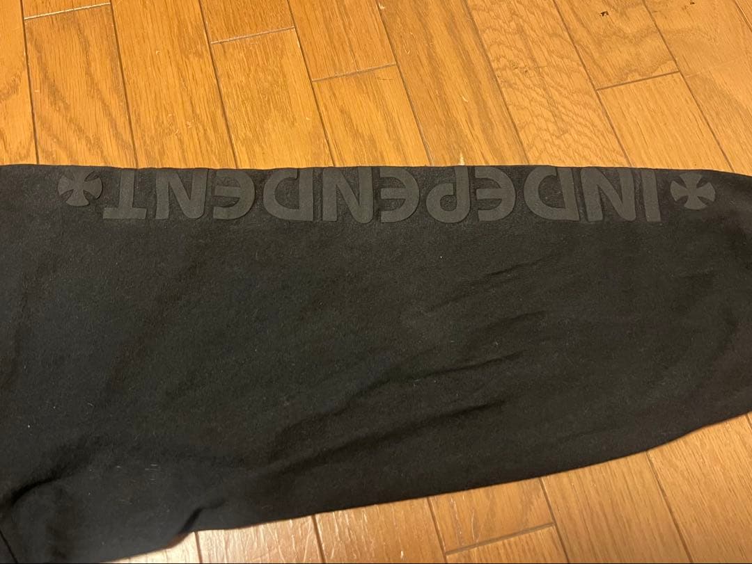 インディ Independent アイアンクロス L/S Tee ブラックXL