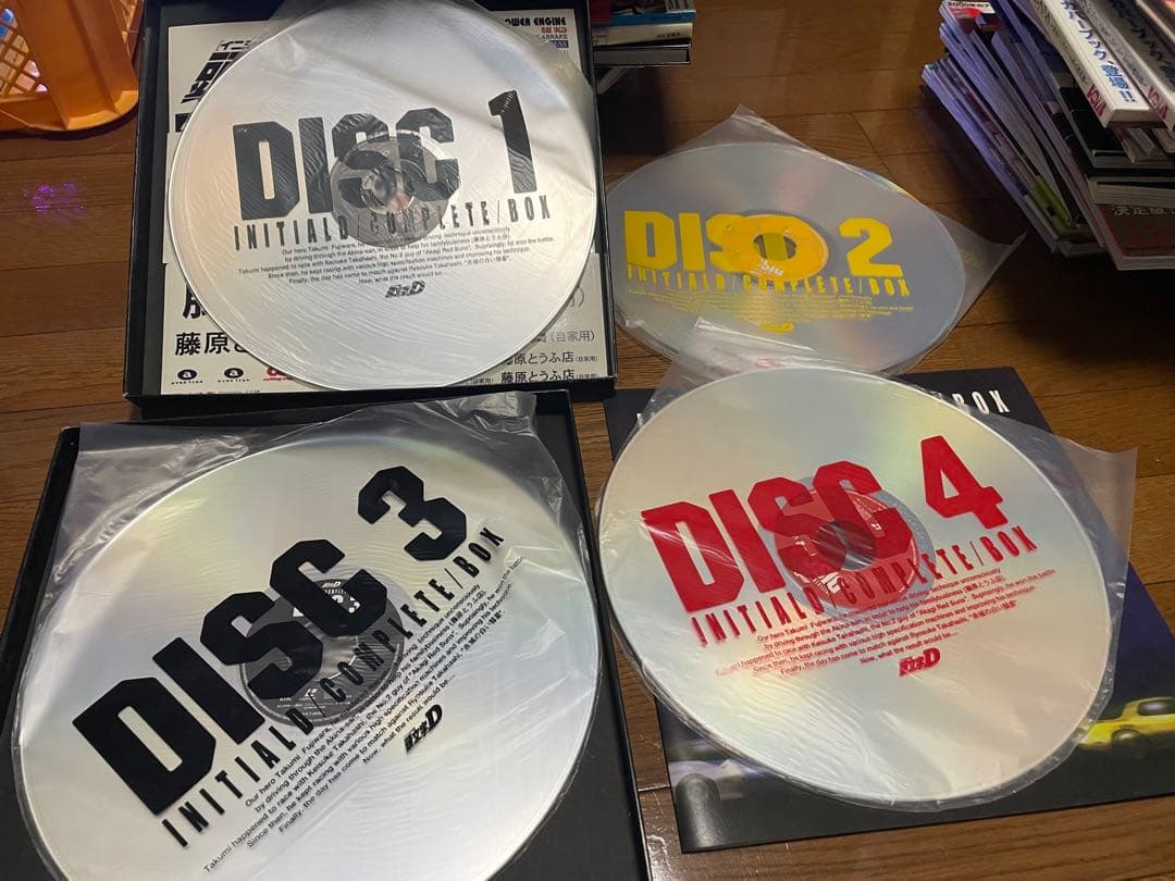 頭文字D LD　頭文字(イニシャル)D 最速LD-BOX イニシャルD 7枚