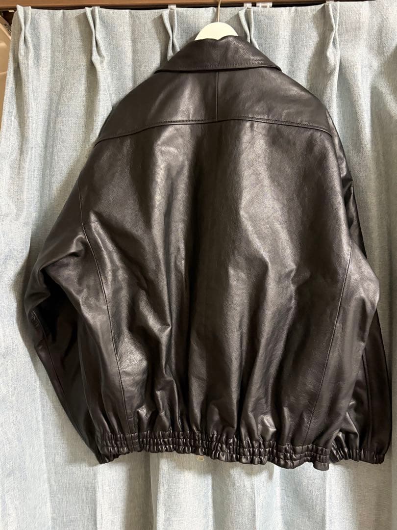 サイズ3 ブラックYOKE Carf Leather Truck Jacket