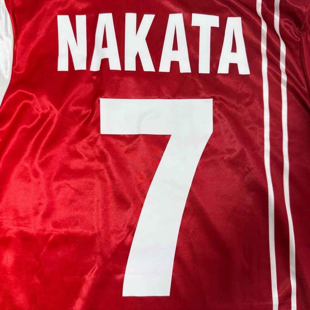 【美品】ペルージャ 1998-99 ホーム ユニフォーム 中田英寿 セリエA M