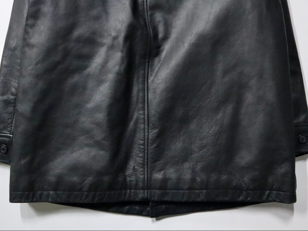 K*i様 【Like New】OLD GAP レザーカーコート 本革 ブラック