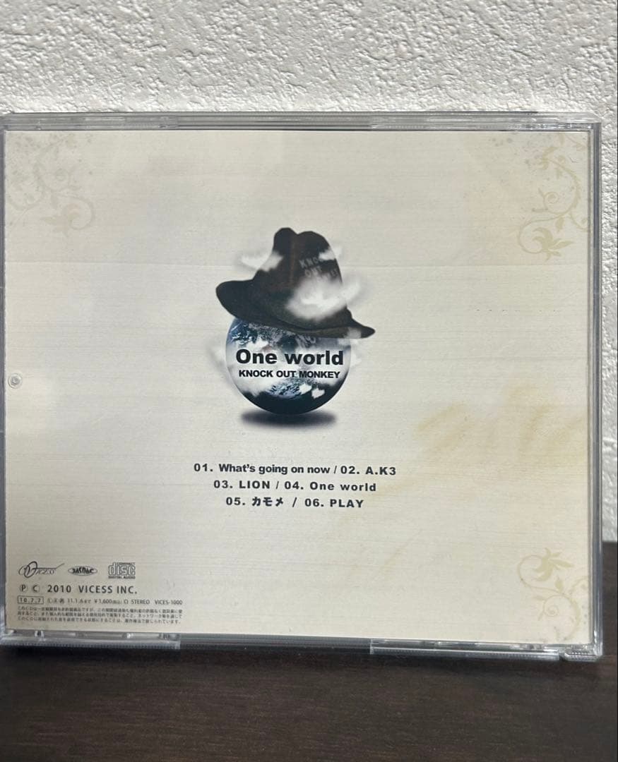 KNOCK OUT MONKEY「One World」CD