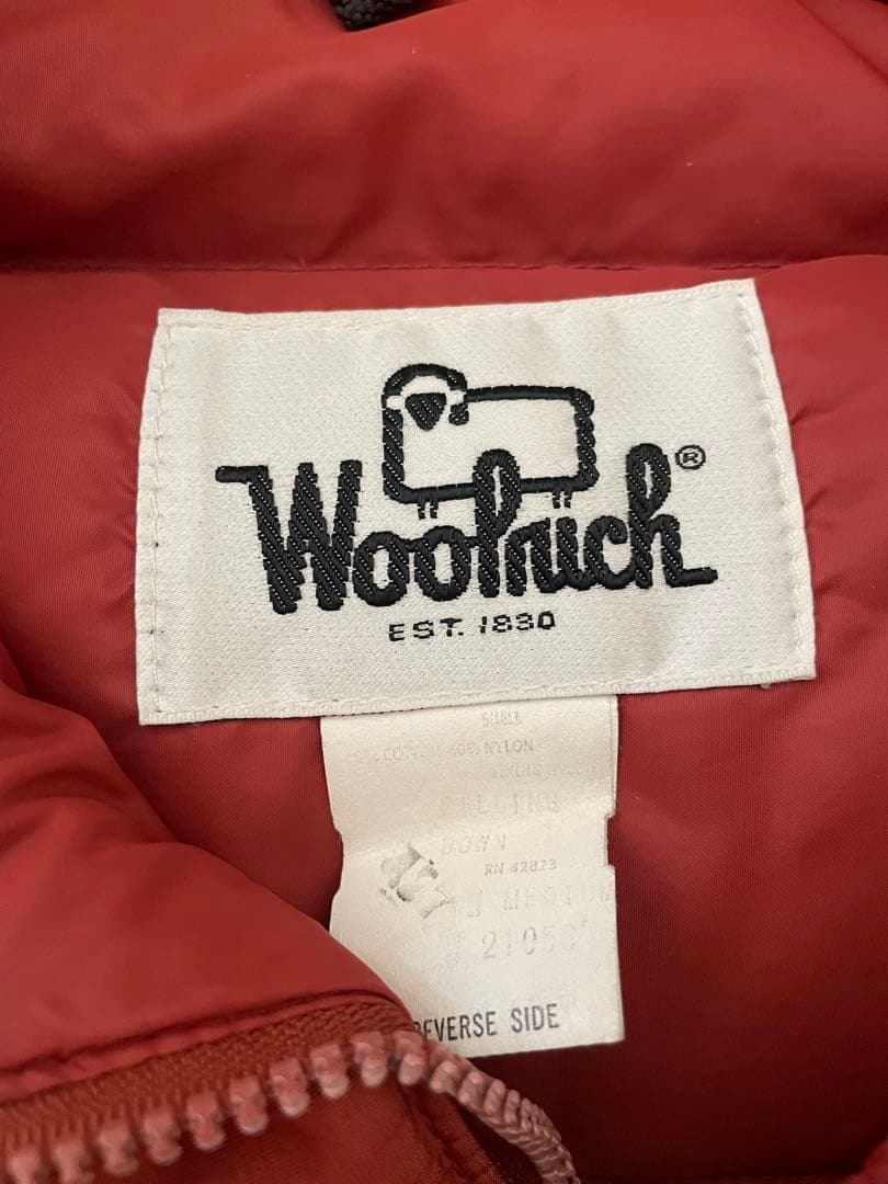 80s ウールリッチ　ダウンベスト　Woolrich アメリカ製
