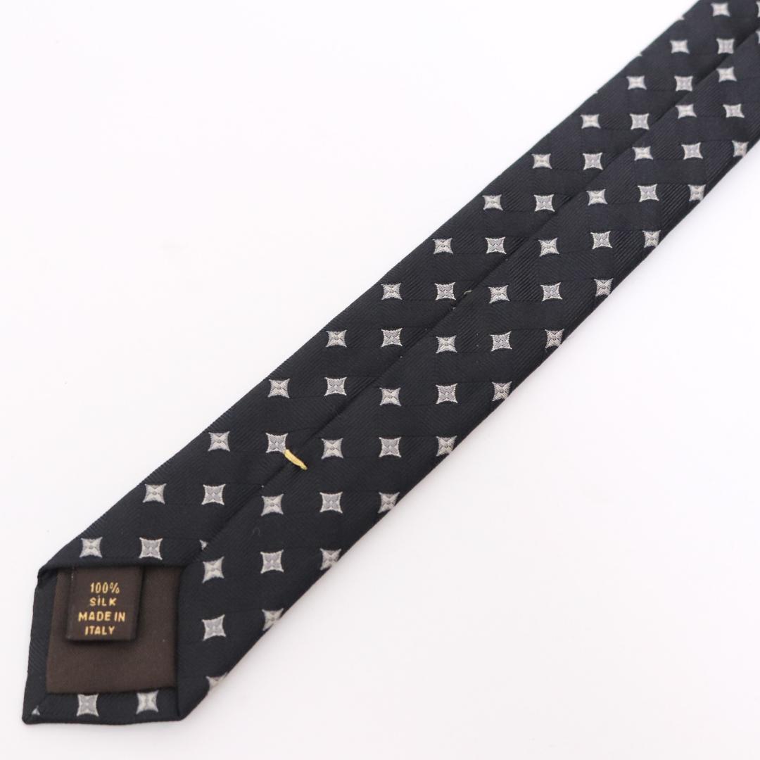 未使用級　LOUIS VUITTON　ルイヴィトン　ネクタイ　黒　ブラック　総柄