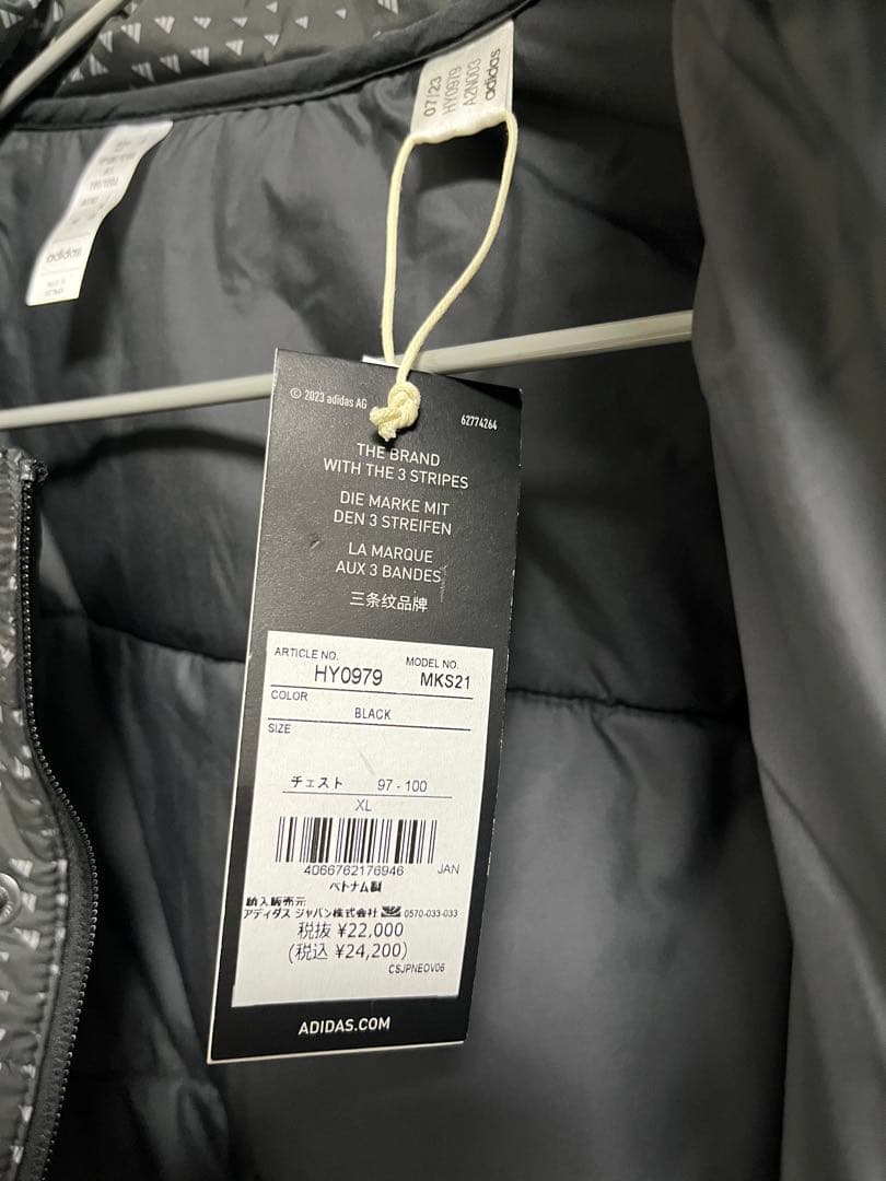 adidas （アディダス）ゴルフジャケット 保温 中ワタ HY0979