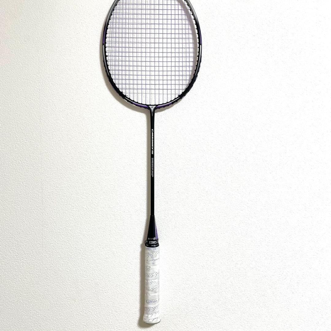 【美品】 YONEX バトミントン　ラケット　CARBONEX 15 紫