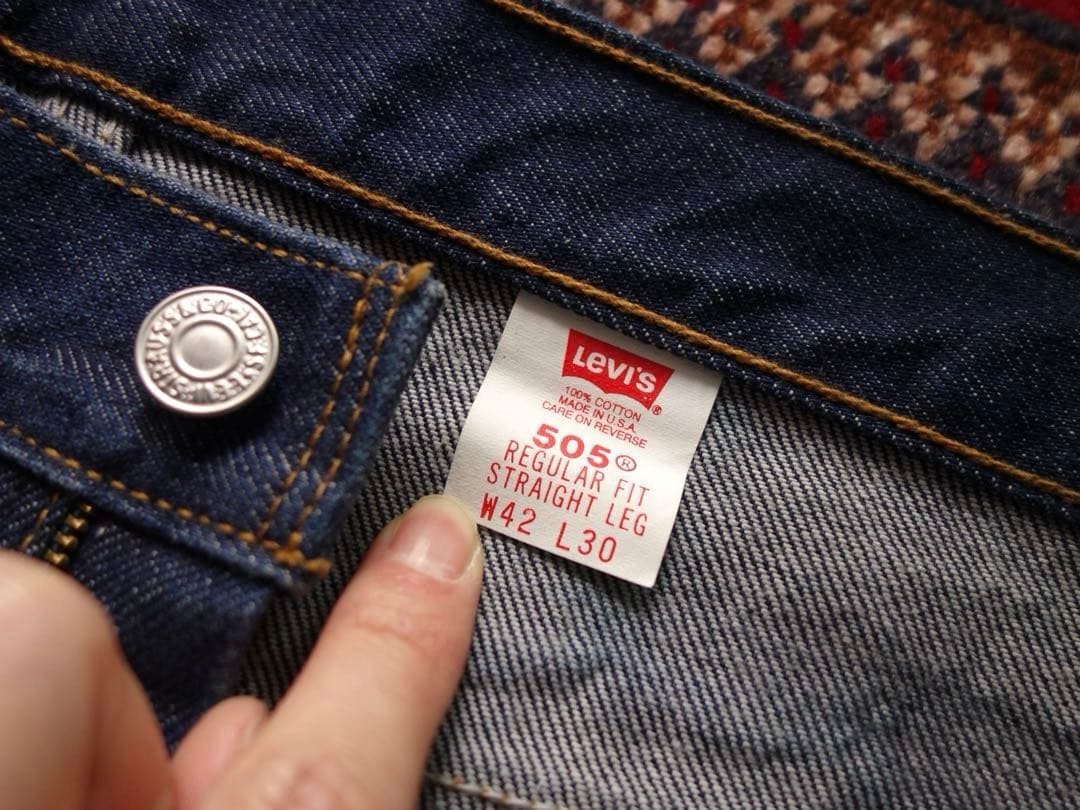 90s LEVI'S 505 デニム USA製 BIG SIZE 42