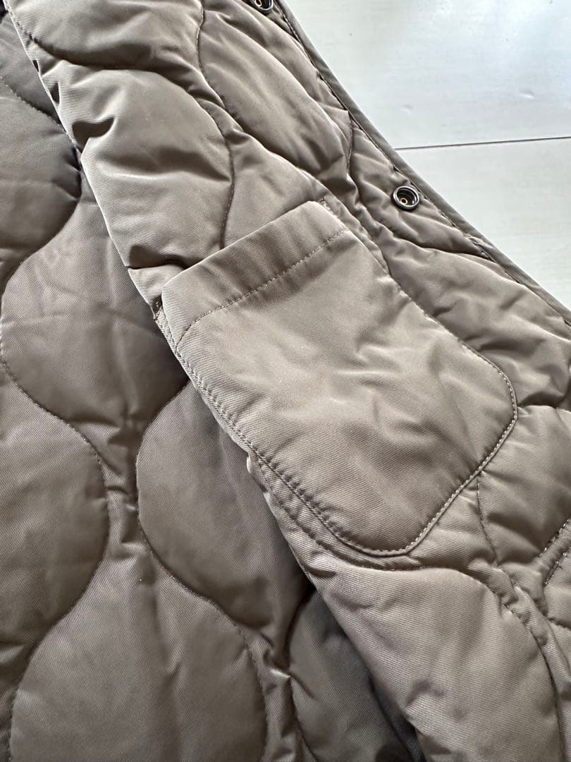 Schott オリーブ キルティングベスト